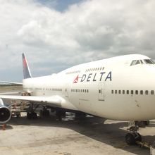 B747-400。でかいです。
