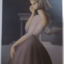 買って来た東郷青児の複製画