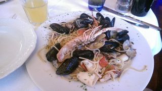 海の幸スパゲッティが絶品！