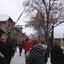 やってきましたアウシュビッツ