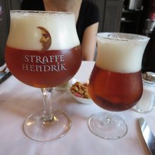 まずはビールで乾杯