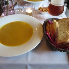 たぶんパンプキンスープだったかと