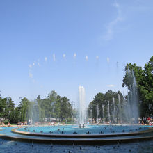 水が踊っているようでした