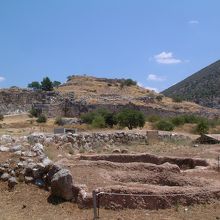 ミケーネ遺跡で撮影