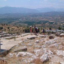 ミケーネ遺跡で撮影