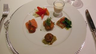 ゆっくりとランチができます。