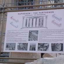 パルテノン神殿で撮影