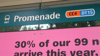 リッツカールトンホテルからＭＲＴエスプラネードを利用