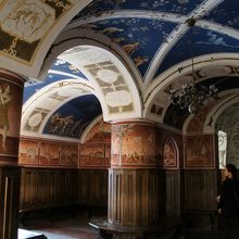 見応えあるフレスコ画