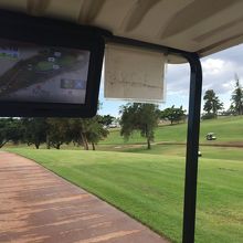 GPS。タッチで操作。