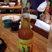 チリ・ビール。ぴり辛。
