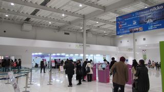 ピーチ専用、シンプルな設備