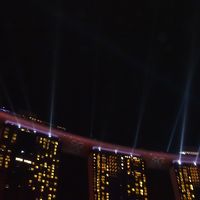 マリーナベイサンズ夜景