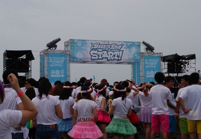 Bubble run 大阪 2015