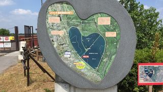 ウィンドサーフィンなどのマリンスポーツができる