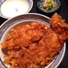 じゅらく 穴子天丼