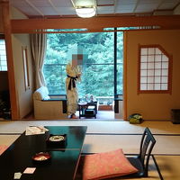 窓からの景色が美しい