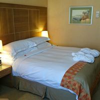 チェックイン時のベッドルームです。