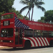 あの`星条旗付きの真っ赤な2F観光バス`…Big Bus MIAMI