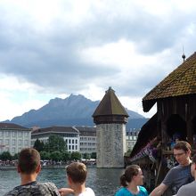 夏祭りだったので人がたくさん