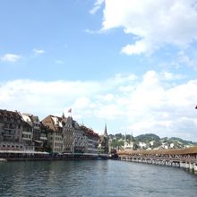 旧市街のホテルがかわいい