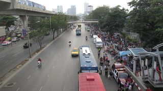 土日はものすごい訪問客