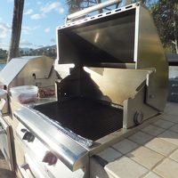 バーベキュー用のコンロがあるのは嬉しい。