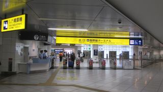 国内線ターミナルより利用が増えました