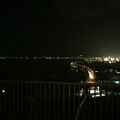 諏訪湖の夜景もなかなかおつです。