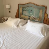 寝心地の良いベッド。