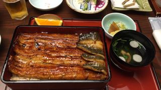 我が家の定番のうなぎ屋