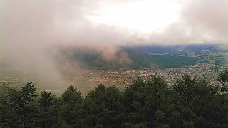 高遠から茅野に抜ける峠、展望が良い