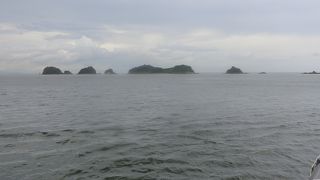 遊覧船に乗って