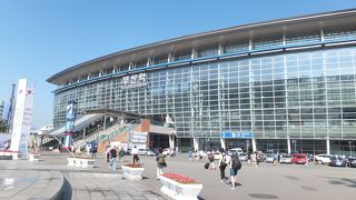 立派な駅。さすがに韓国第２の都市の玄関