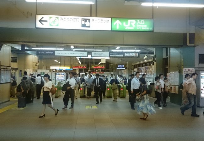 再開発に大成功した駅