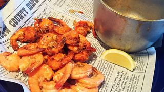 ガーリックシュリンプが絶品