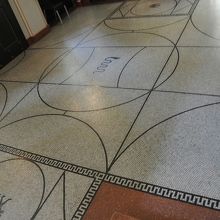 床のモザイク