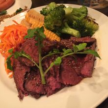 がっつりステーキ！