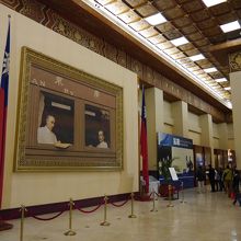 蒋介石に関する色々な展示物が見られます