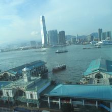 観覧車から見たフェリー乗り場