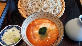 とっても美味しいお蕎麦屋さん　盛り付けも上品