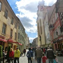 大聖堂→旧市庁舎方面