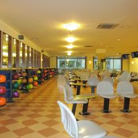 ホテル棟にあるボウリング場です。貸切でした。