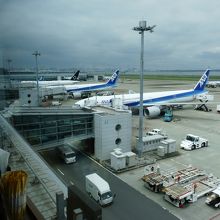 入り口前の通路の景色