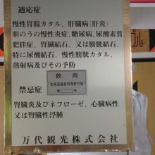 飲む温泉の効用