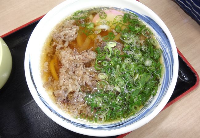 近江牛を使った肉うどん