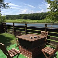 お庭から見たレイク・レジーナ