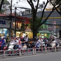 ホテル前の通り