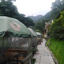 却って雨が情景を引き立てているような。