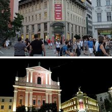 ギャラリア・エンポリウムはその外観やライトアップも見応え有り